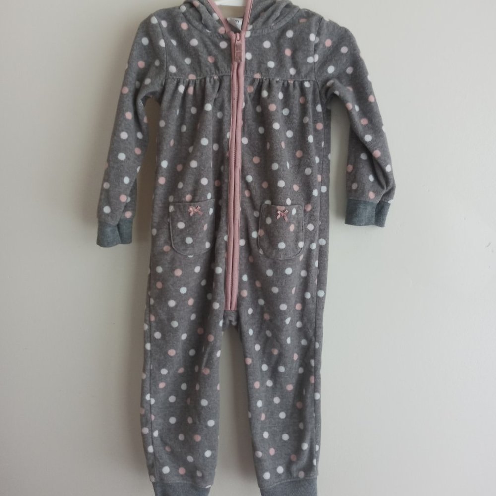Carter's 24-month Gray and Pink Sleeper